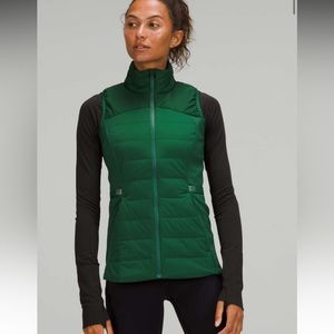 Lululemon dark green vest NWOT